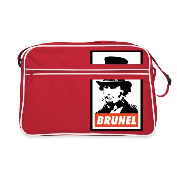 Brunel asambard reino - Sac Retro - rouge/blanc - Devant