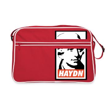 Joseph Haydn - Retro Bag - red/white - Front