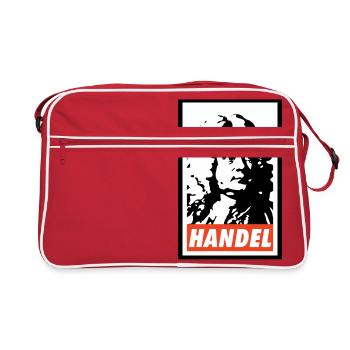 Georg Friedrich Handel - Sac Retro - rouge/blanc - Devant