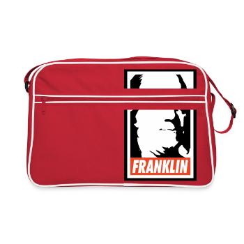Benjamin Franklin - Retro Bag - red/white - Front