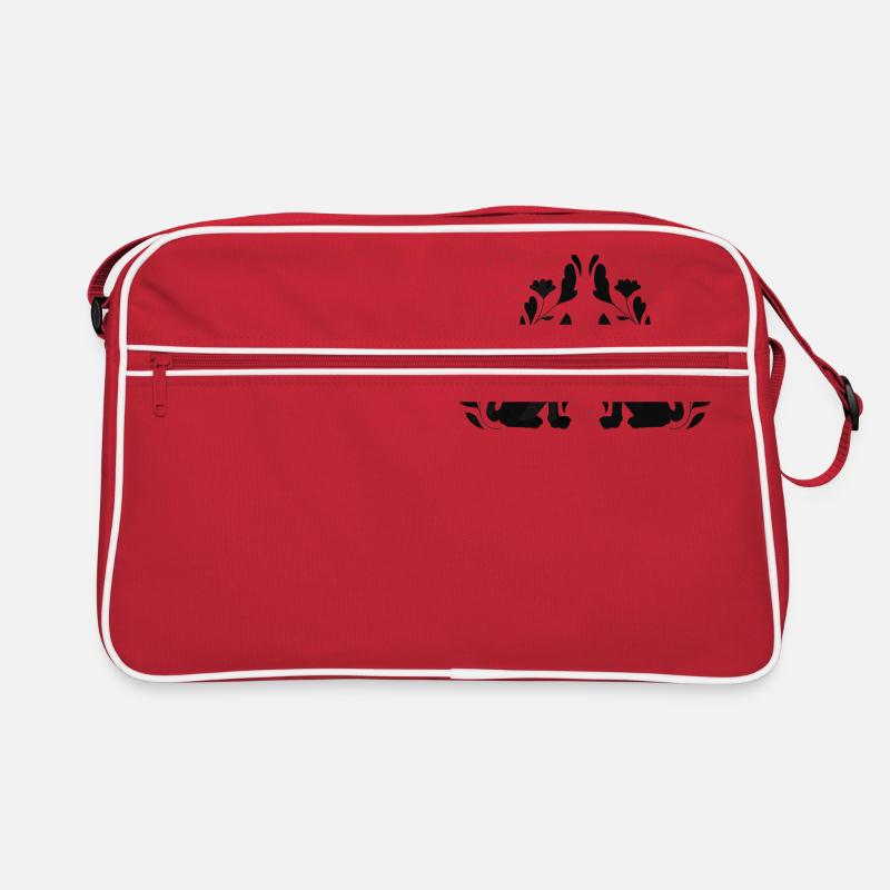 Mystical Howling Wolves – Nature & Moonlit Design Retro Bag
