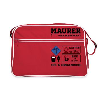 Bricklayer - Retro Bag - red/white - Front