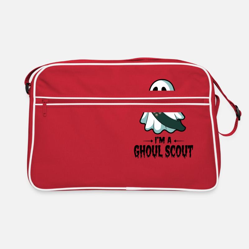 Ich bin ein Ghul-Scout - Retro Tasche - Rot/Weiß