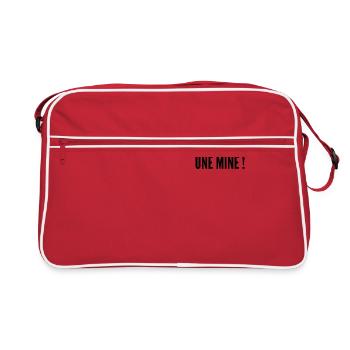 Une mine ! - Sac Retro - rouge/blanc - Devant