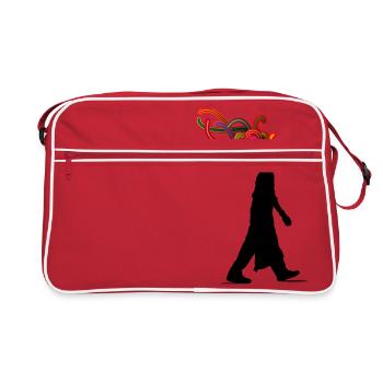 dreamer - Retro Bag - red/white - Front