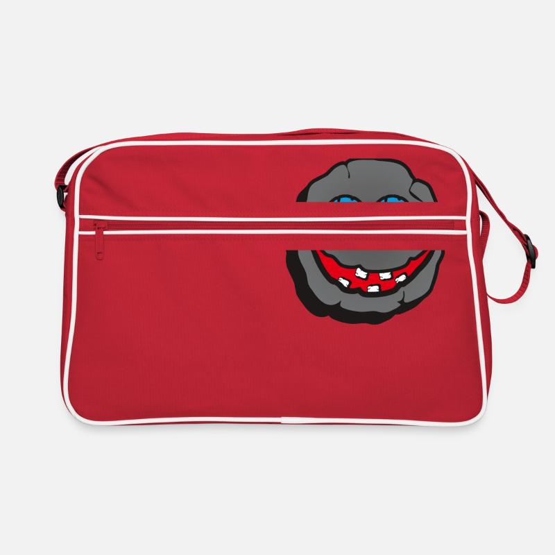 Stein Smiley Retro Tasche