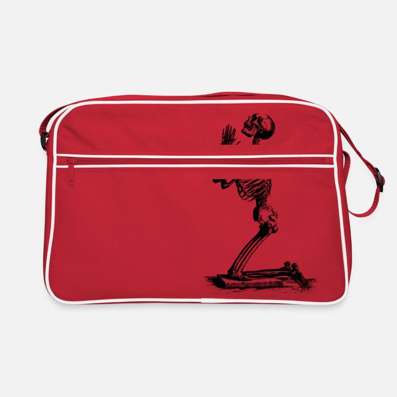Skeleton Pray Retro Bag
