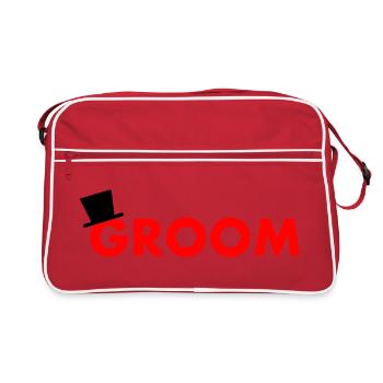 Groom - Sac Retro - rouge/blanc - Devant