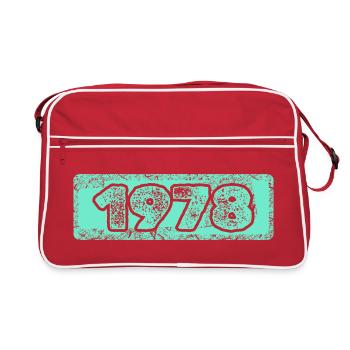 1978 - Sac Retro - rouge/blanc - Devant