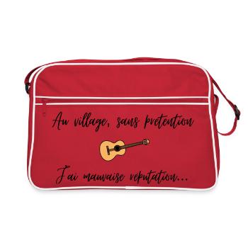 La mauvaise réputation - Sac Retro - rouge/blanc - Devant