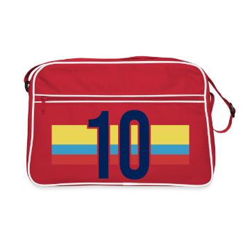 Sportive numéro 10 - Sac Retro - rouge/blanc - Devant