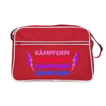 Fighter - You're strong - you can do it! - Retro Bag - red/white - Front