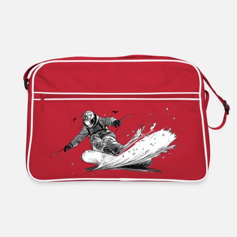 Snowboard Retro Tasche