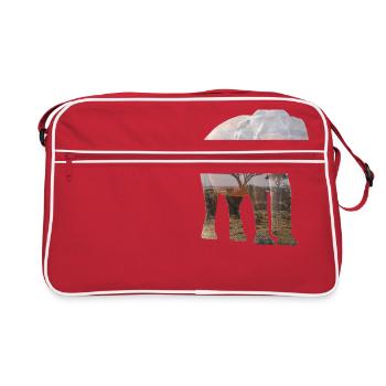 éléphant - Sac Retro - rouge/blanc - Devant