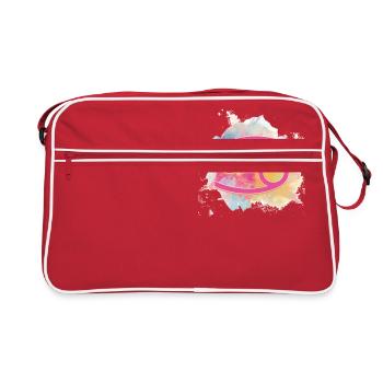 Signe du zodiaque du cancer - Sac Retro - rouge/blanc - Devant