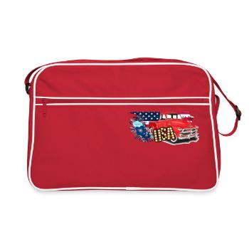 USA - Retro Bag - red/white - Front