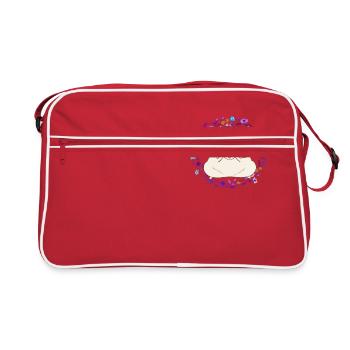 hamster - Sac Retro - rouge/blanc - Devant