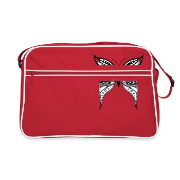 Butterfly - Sac Retro - rouge/blanc - Devant