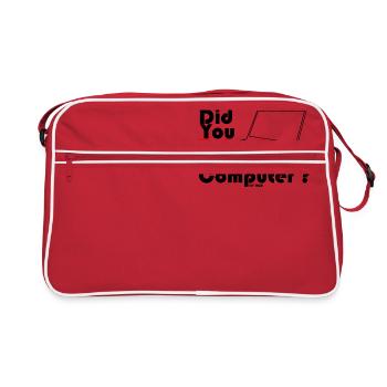Did you reboot your computer? IT TECH - Sac Retro - rouge/blanc - Devant