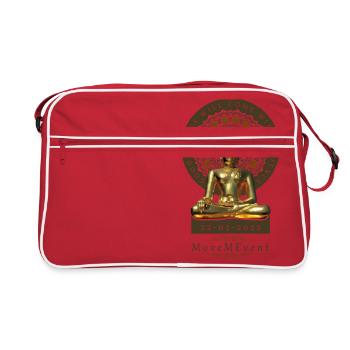 Buddha Patience - Sac Retro - rouge/blanc - Devant