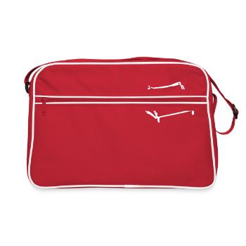 tente - Sac Retro - rouge/blanc - Devant