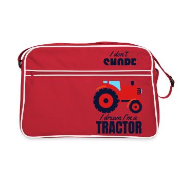 tractor - Retro Bag - red/white - Front