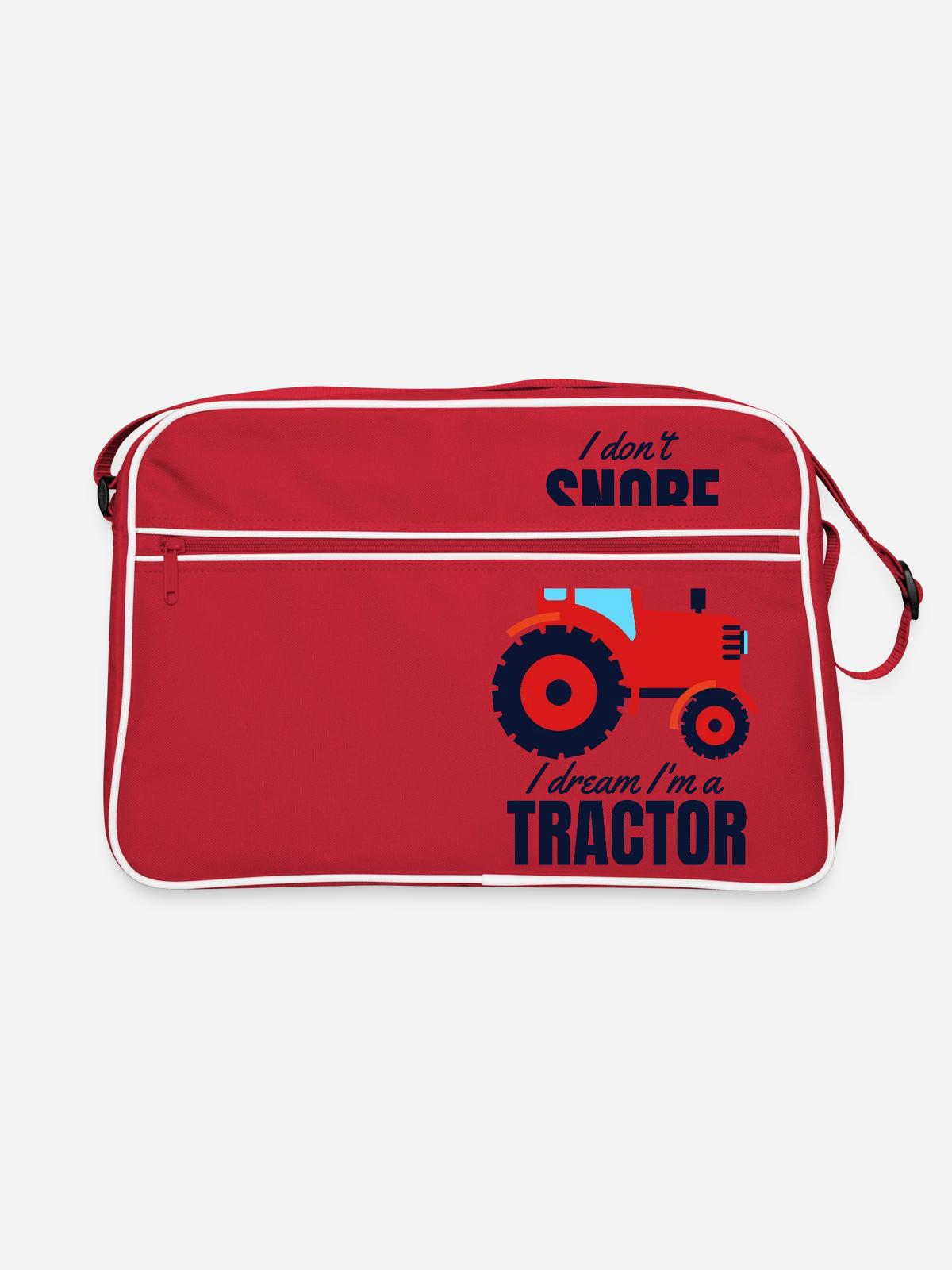 tractor - Retro Bag - red/white - Front