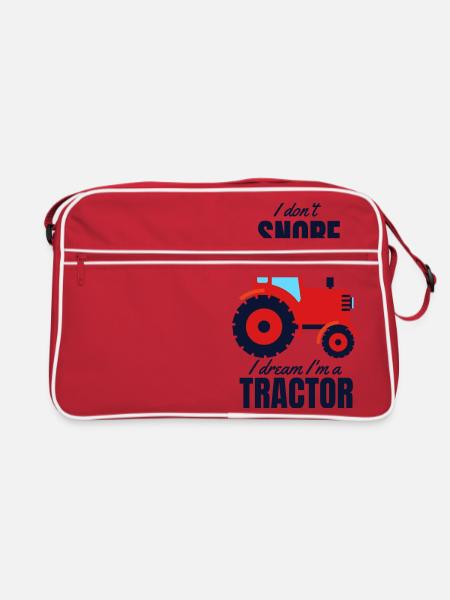 tractor - Retro Bag - red/white - Front