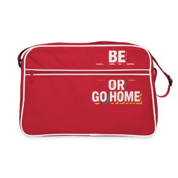 Be Bold Or Go Home - Retro Bag - red/white - Front