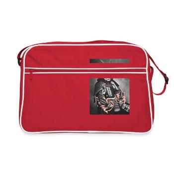 Laser Ninja Man - Retro Bag - red/white - Front