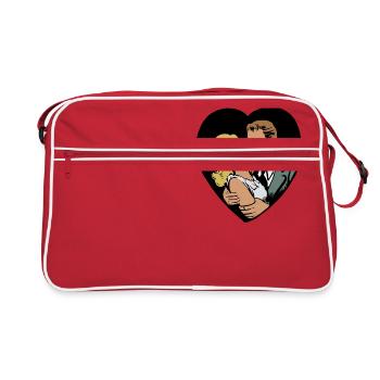 Pair Pop Art - Retro Bag - red/white - Front
