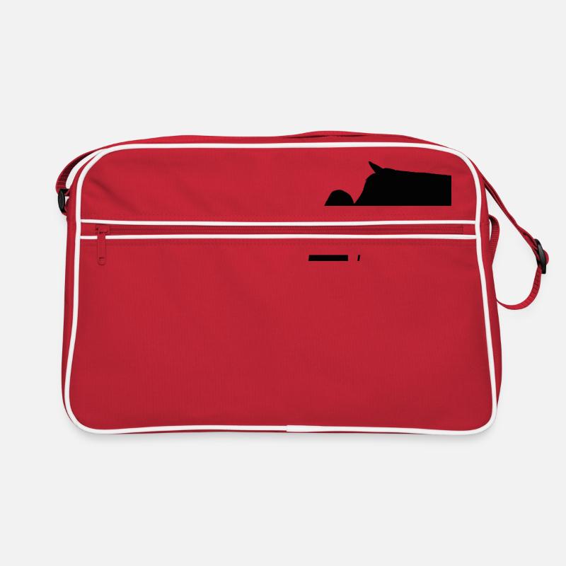 cheval - Sac Retro - rouge/blanc