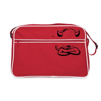 Little devil - Retro Bag - red/white - Front