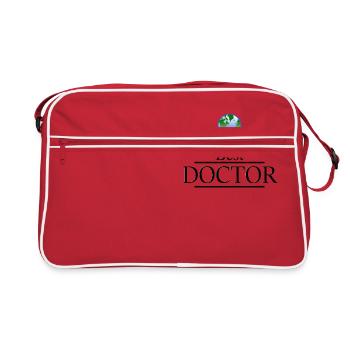 World s Best Doctor - Retro Bag - red/white - Front
