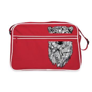 Polar Bear - Sac Retro - rouge/blanc - Devant