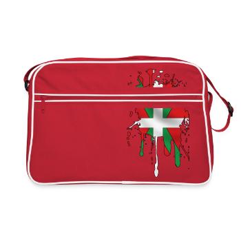 ikurrina splash - Retro Bag - red/white - Front
