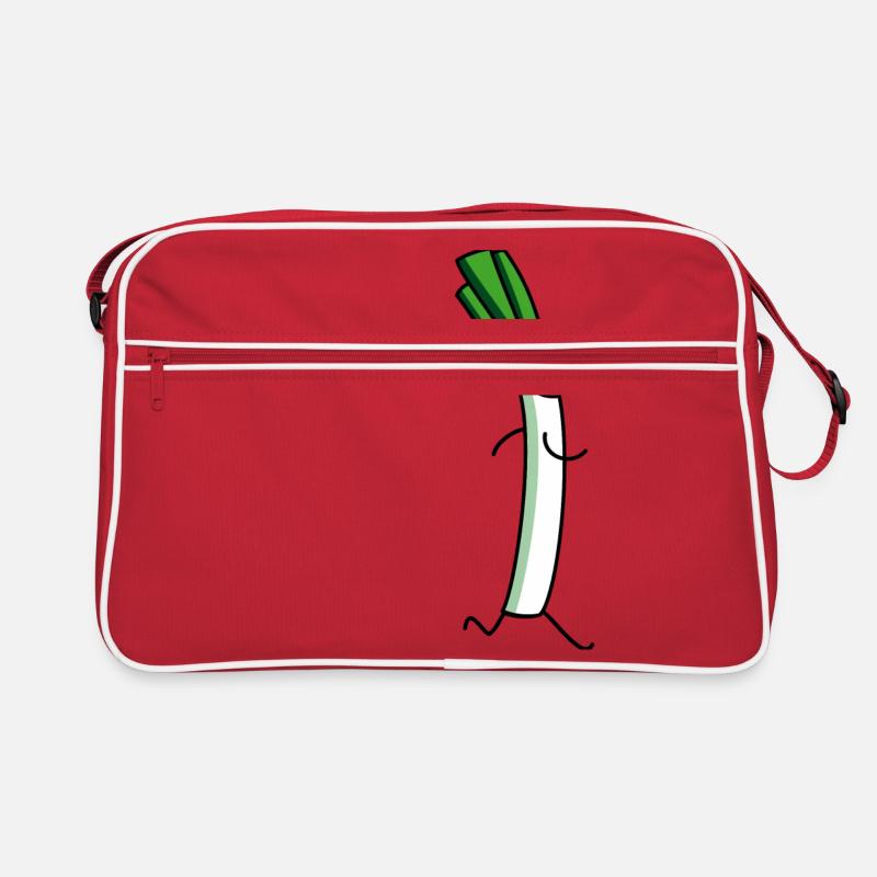 Laufbursche Lauch Retro Tasche