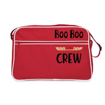 Boo Boo Crew - Retro Tasche - Rot/Weiß - Vorne