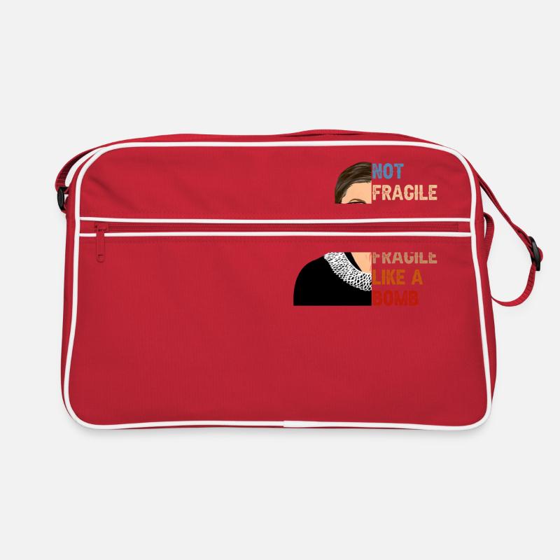 Pas fragile comme un fleuriste Fragile comme une bombe Sac Retro