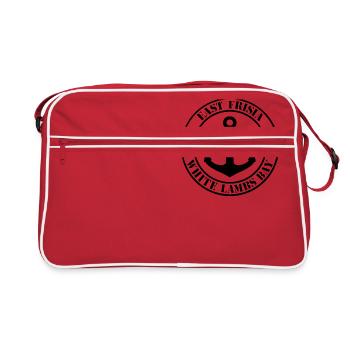 Frise orientale White Lambs Bay Logo - Sac Retro - rouge/blanc - Devant