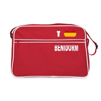 I Love Spain BENIDORM - Retro Bag - red/white - Front