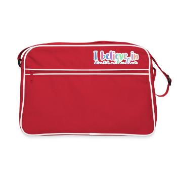Mythe: Je crois en Fairytales - Sac Retro - rouge/blanc - Devant