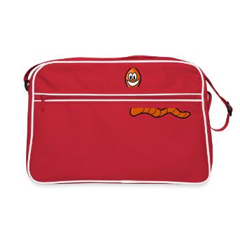 Raup 45 - Retro Bag - red/white - Front