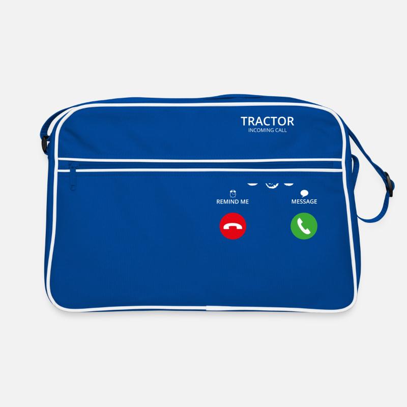 Call Mobile Anruf tractor traktor landwirt Retro Tasche