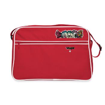 Singe de La Sagesse - Sac Retro - rouge/blanc - Devant
