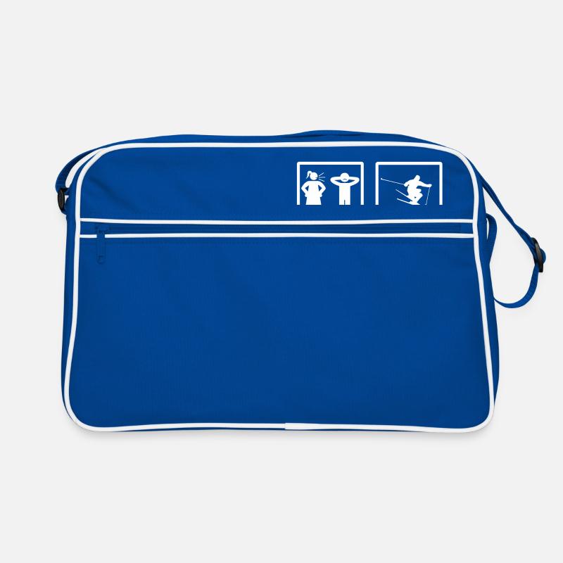 problem solved skiing ski Retro Bag