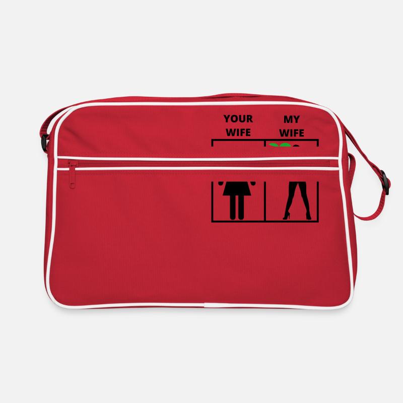 Eritrea geschenk my your wife Retro Tasche