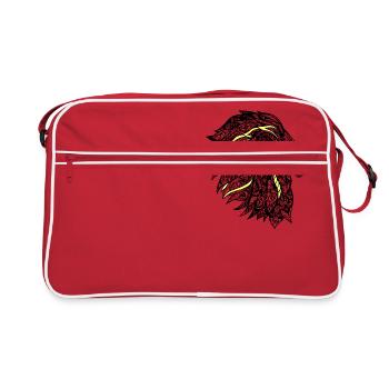 Lion - Sac Retro - rouge/blanc - Devant