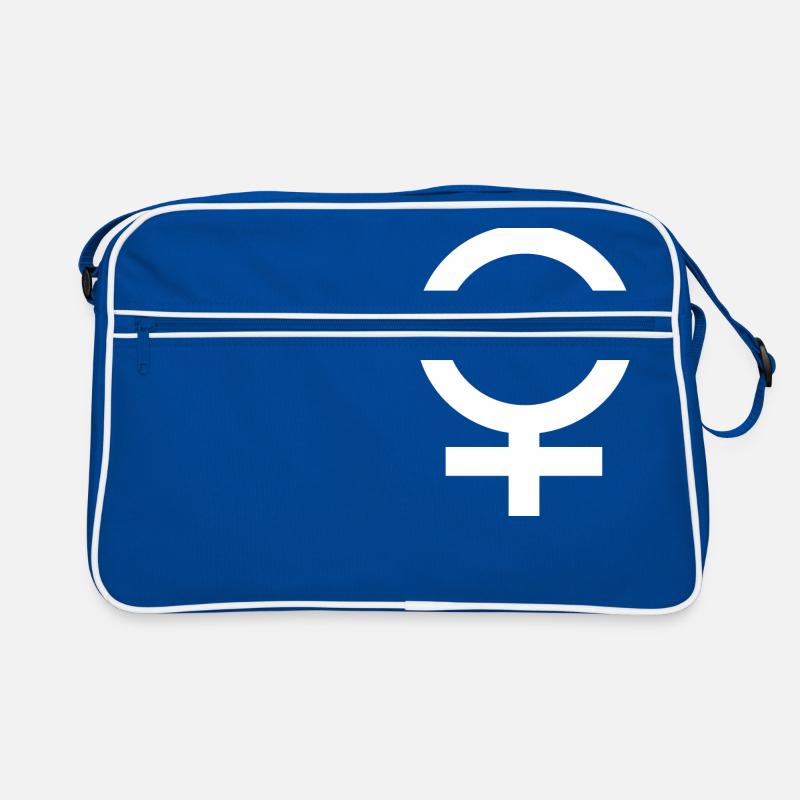Ich bin eine weibliche Frau Geburtstag Geschenk Retro Tasche
