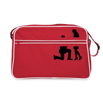 proposal of marriage - Retro Bag - red/white - Front